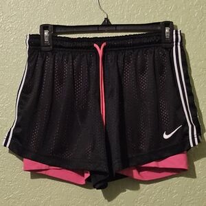 Nike Pro Combat Sz M Double Layer Shorts